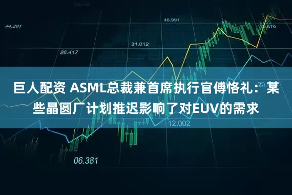 巨人配资 ASML总裁兼首席执行官傅恪礼：某些晶圆厂计划推迟影响了对EUV的需求