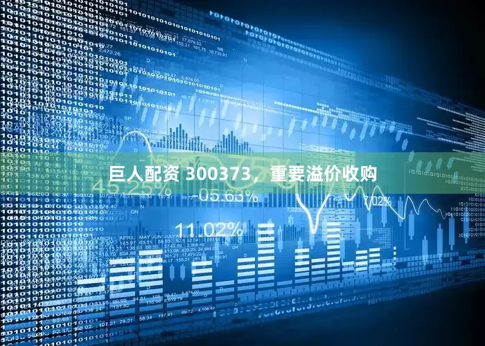 巨人配资 300373，重要溢价收购